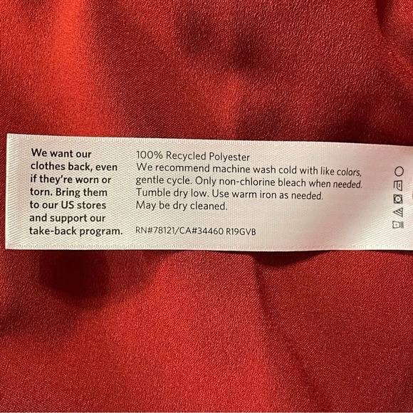 EILEEN FISHER NWOT Recycled Polyester Satin Shirtdress in‎ Serrano - Picture 8 of 10